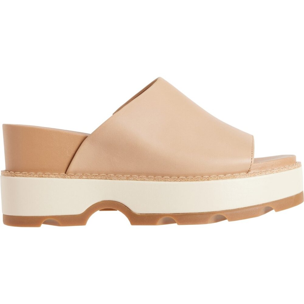 NEW SOREL Leather Joanie 4 Slide Wedge Sandals for women 254